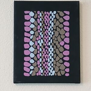 Handpainted Abstract Art Acrylic Painting Handmade Art 8x10"